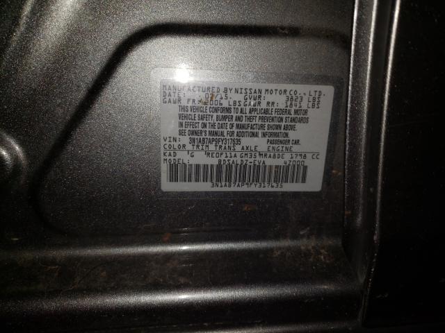 Photo 9 VIN: 3N1AB7AP9FY317635 - NISSAN SENTRA S 