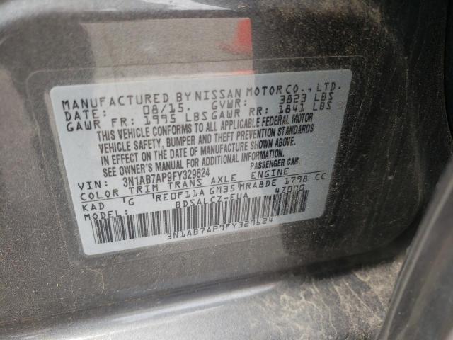 Photo 11 VIN: 3N1AB7AP9FY329624 - NISSAN SENTRA S 