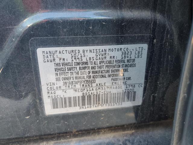 Photo 11 VIN: 3N1AB7AP9FY355933 - NISSAN SENTRA 