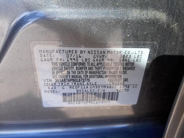 Photo 9 VIN: 3N1AB7AP9GL673775 - NISSAN SENTRA S 