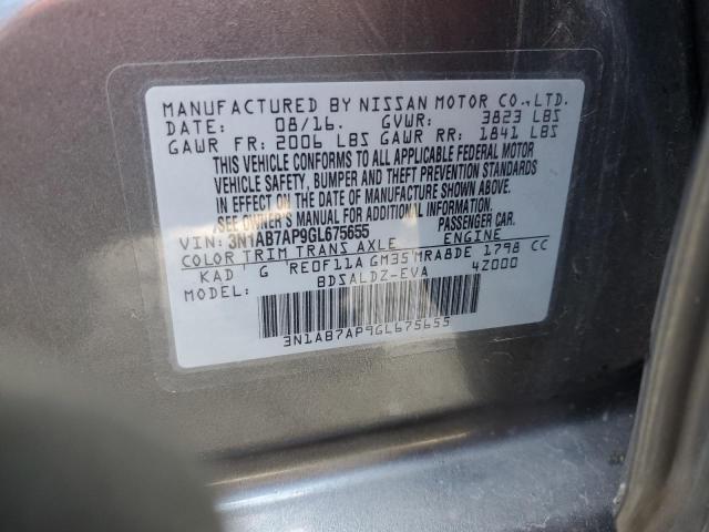 Photo 11 VIN: 3N1AB7AP9GL675655 - NISSAN SENTRA S 