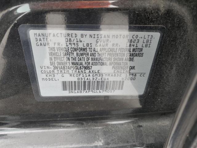 Photo 12 VIN: 3N1AB7AP9GL679057 - NISSAN SENTRA 