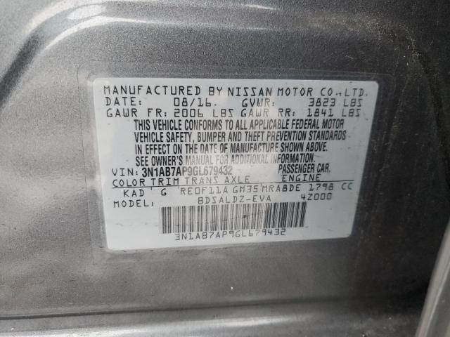 Photo 11 VIN: 3N1AB7AP9GL679432 - NISSAN SENTRA 