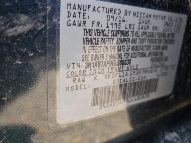 Photo 11 VIN: 3N1AB7AP9GL680838 - NISSAN SENTRA S 