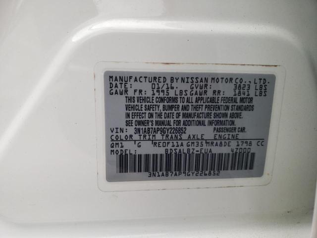 Photo 11 VIN: 3N1AB7AP9GY226852 - NISSAN SENTRA S 