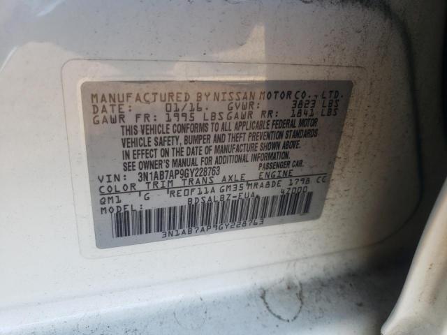 Photo 12 VIN: 3N1AB7AP9GY228763 - NISSAN SENTRA S 