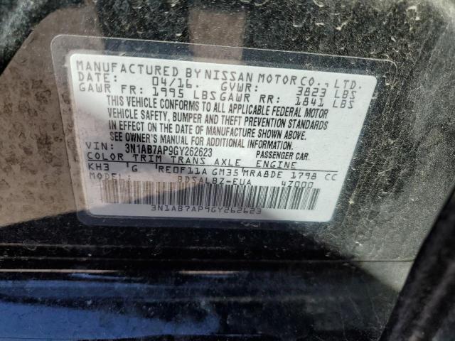 Photo 11 VIN: 3N1AB7AP9GY262623 - NISSAN SENTRA S 