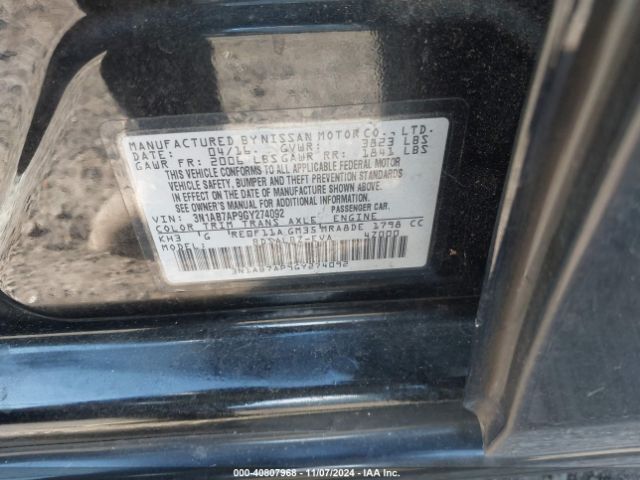 Photo 8 VIN: 3N1AB7AP9GY274092 - NISSAN SENTRA 