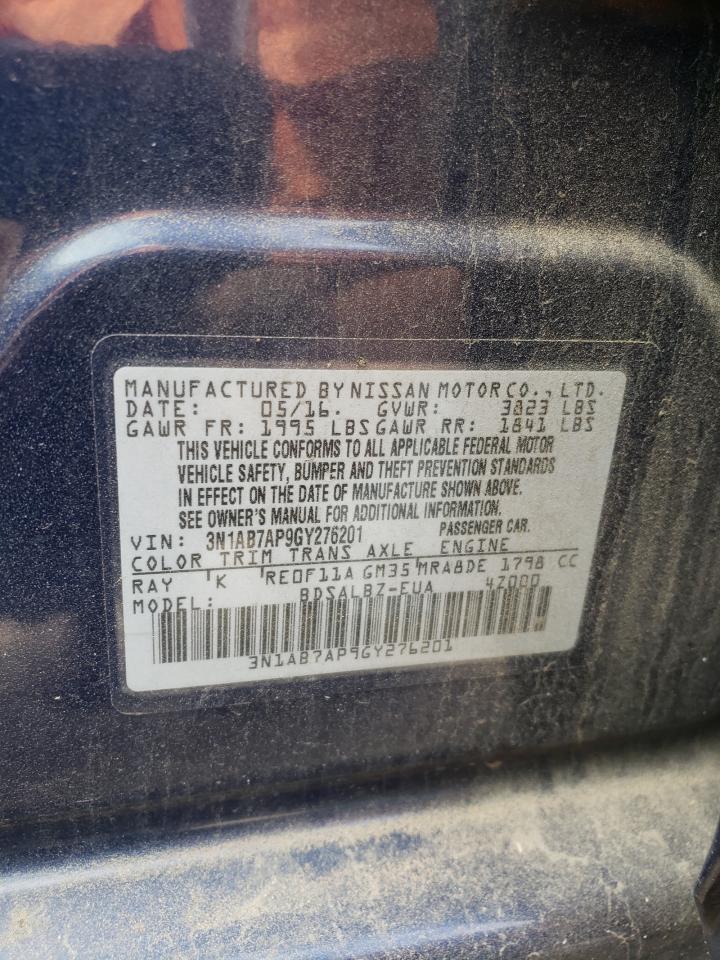 Photo 12 VIN: 3N1AB7AP9GY276201 - NISSAN SENTRA 