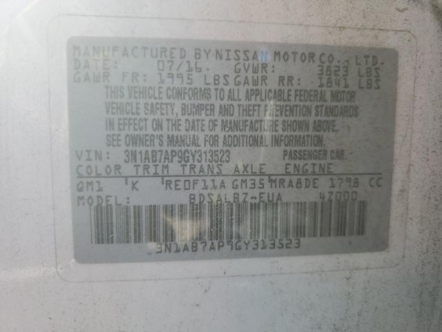 Photo 11 VIN: 3N1AB7AP9GY313523 - NISSAN SENTRA 