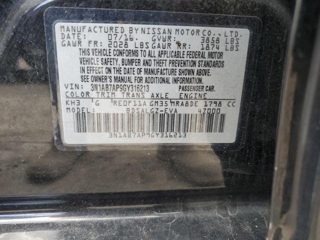 Photo 11 VIN: 3N1AB7AP9GY316213 - NISSAN SENTRA S 