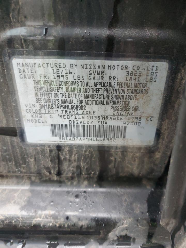 Photo 11 VIN: 3N1AB7AP9HL668982 - NISSAN SENTRA 