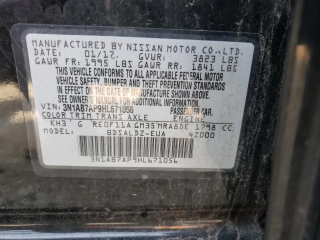 Photo 9 VIN: 3N1AB7AP9HL671056 - NISSAN SENTRA S 