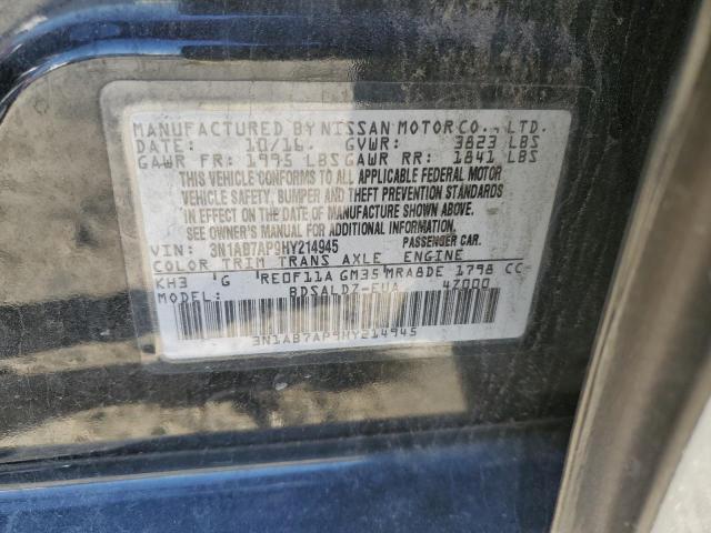 Photo 12 VIN: 3N1AB7AP9HY214945 - NISSAN SENTRA 