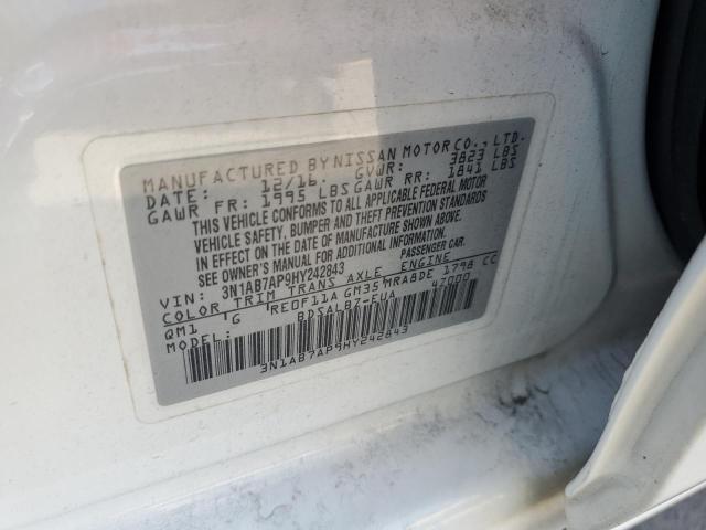 Photo 11 VIN: 3N1AB7AP9HY242843 - NISSAN SENTRA S 