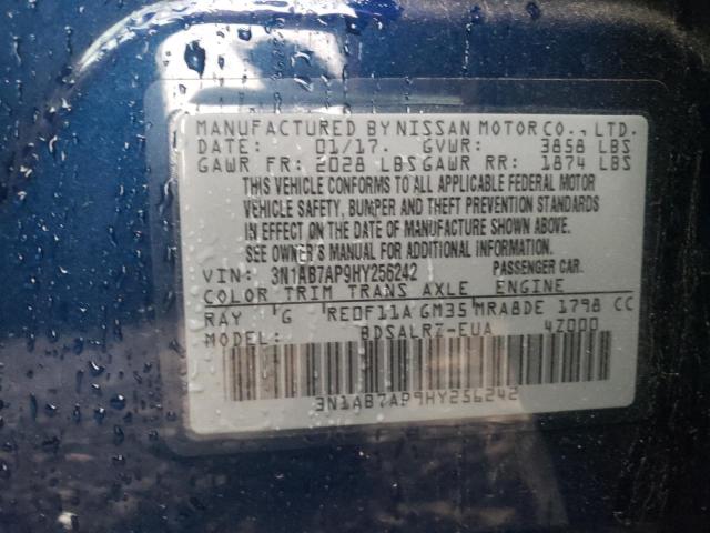 Photo 11 VIN: 3N1AB7AP9HY256242 - NISSAN SENTRA S 