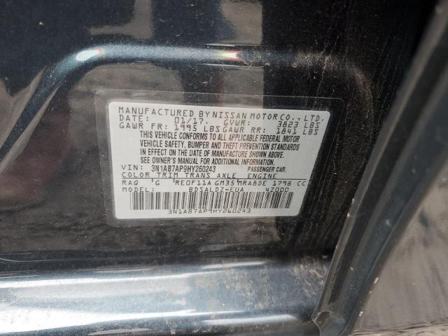 Photo 12 VIN: 3N1AB7AP9HY260243 - NISSAN SENTRA S 