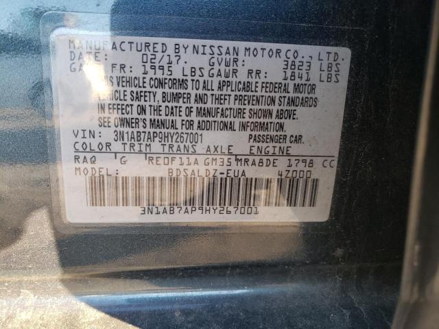 Photo 11 VIN: 3N1AB7AP9HY267001 - NISSAN SENTRA 