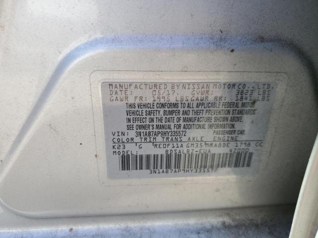 Photo 11 VIN: 3N1AB7AP9HY335572 - NISSAN SENTRA 