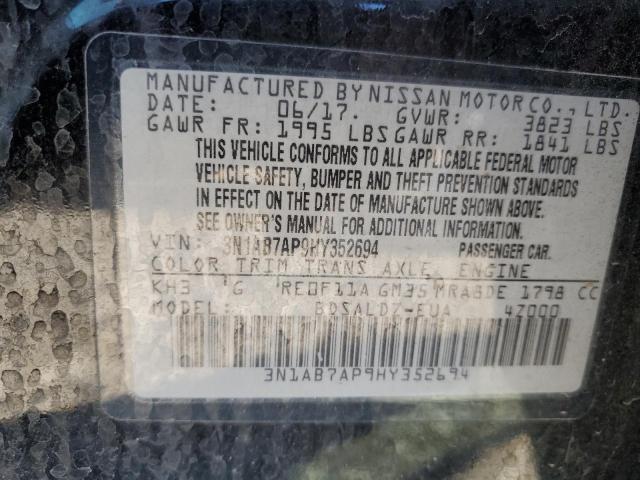 Photo 11 VIN: 3N1AB7AP9HY352694 - NISSAN SENTRA 