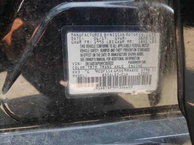 Photo 9 VIN: 3N1AB7AP9HY356602 - NISSAN SENTRA S 