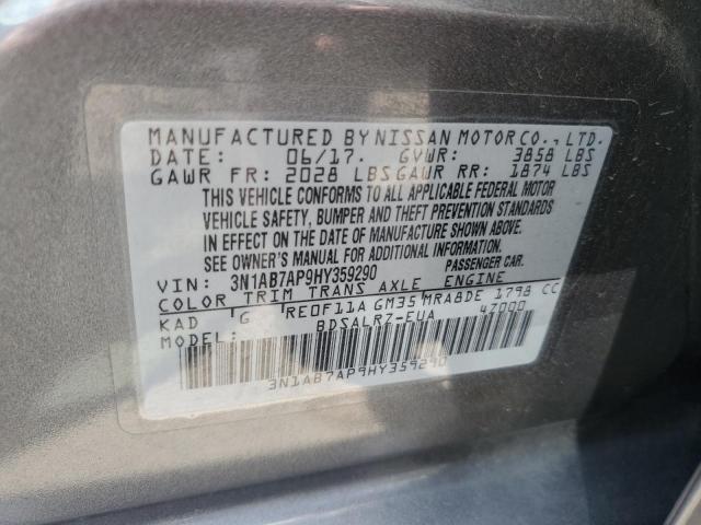 Photo 12 VIN: 3N1AB7AP9HY359290 - NISSAN SENTRA S 