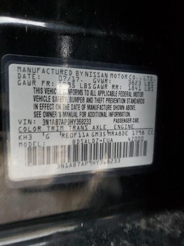 Photo 12 VIN: 3N1AB7AP9HY368233 - NISSAN SENTRA S 