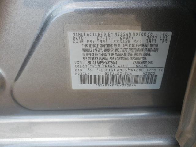 Photo 11 VIN: 3N1AB7AP9HY373044 - NISSAN SENTRA S 