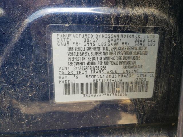 Photo 9 VIN: 3N1AB7AP9HY381256 - NISSAN SENTRA S 