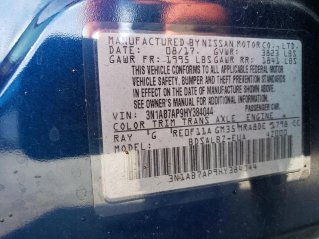 Photo 11 VIN: 3N1AB7AP9HY384044 - NISSAN SENTRA 