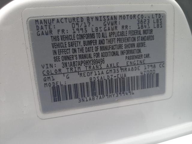 Photo 11 VIN: 3N1AB7AP9HY399496 - NISSAN SENTRA 