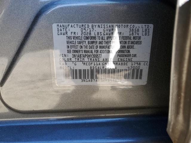 Photo 11 VIN: 3N1AB7AP9HY399577 - NISSAN SENTRA 