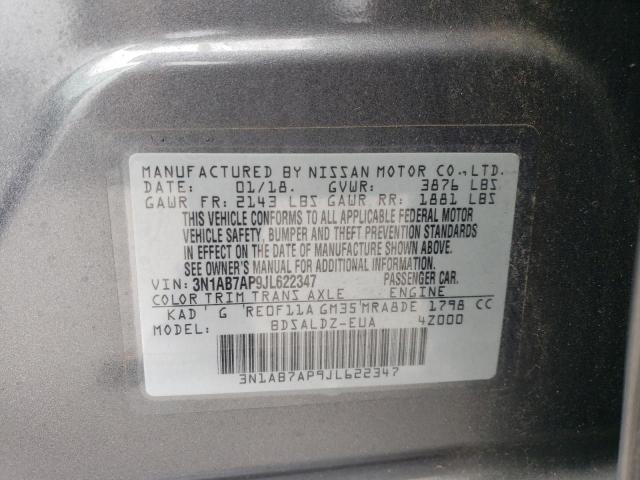 Photo 12 VIN: 3N1AB7AP9JL622347 - NISSAN SENTRA S 