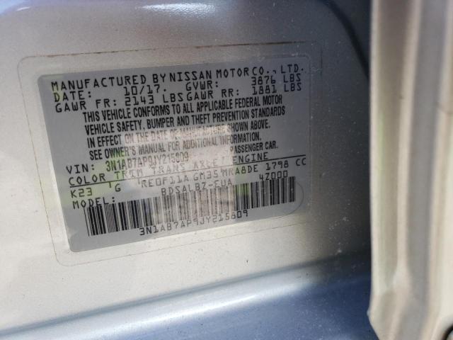 Photo 11 VIN: 3N1AB7AP9JY215809 - NISSAN SENTRA 