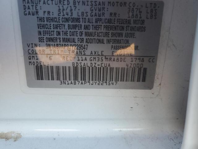 Photo 12 VIN: 3N1AB7AP9JY229547 - NISSAN SENTRA 