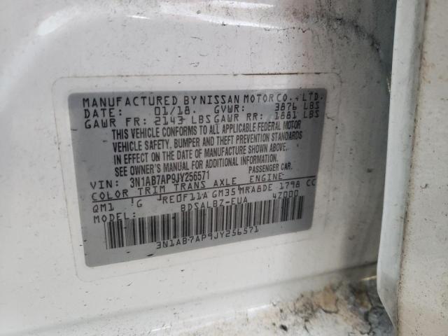 Photo 12 VIN: 3N1AB7AP9JY256571 - NISSAN SENTRA S 