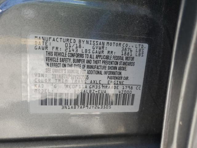 Photo 11 VIN: 3N1AB7AP9JY263505 - NISSAN SENTRA 