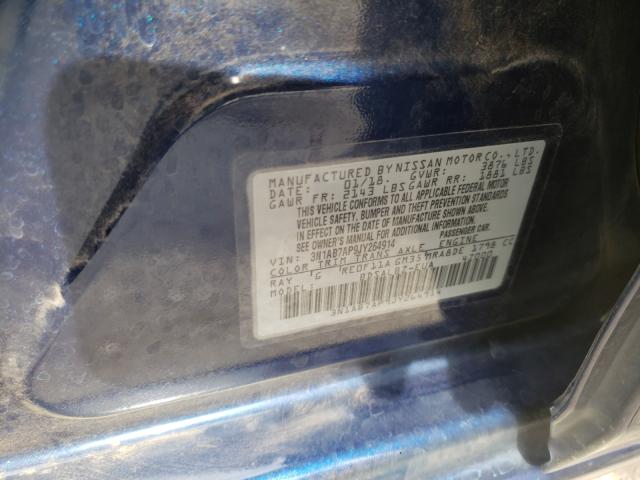 Photo 9 VIN: 3N1AB7AP9JY264914 - NISSAN SENTRA S 