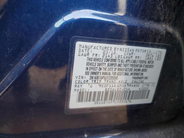 Photo 12 VIN: 3N1AB7AP9JY285696 - NISSAN SENTRA S 