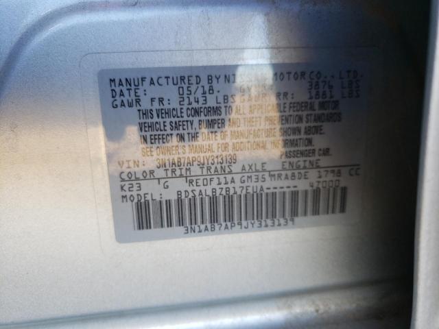 Photo 12 VIN: 3N1AB7AP9JY313139 - NISSAN SENTRA 