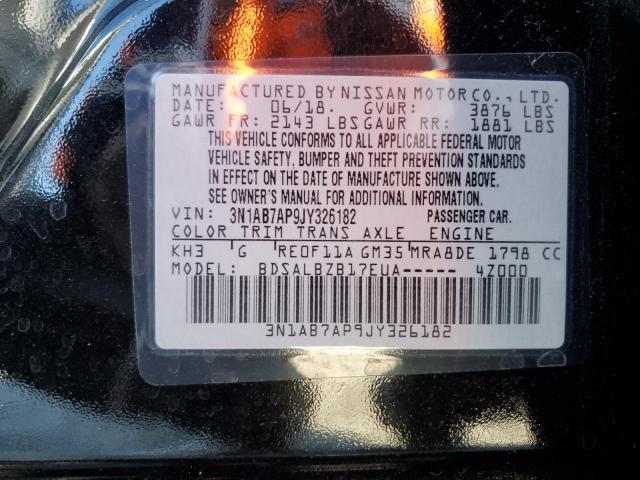 Photo 12 VIN: 3N1AB7AP9JY326182 - NISSAN SENTRA 