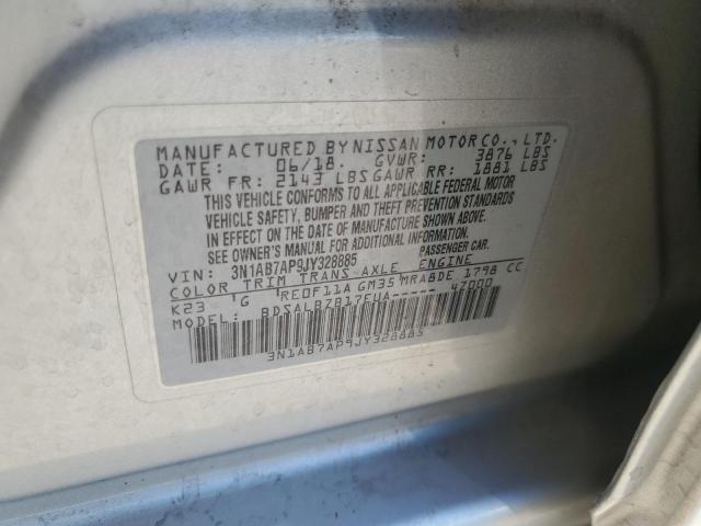 Photo 12 VIN: 3N1AB7AP9JY328885 - NISSAN SENTRA S 