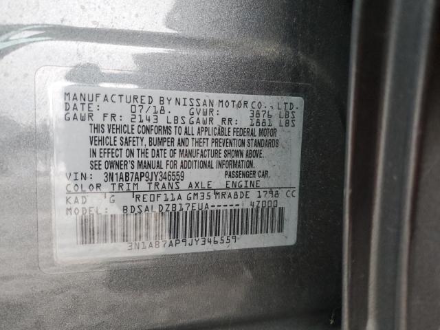 Photo 11 VIN: 3N1AB7AP9JY346559 - NISSAN SENTRA 