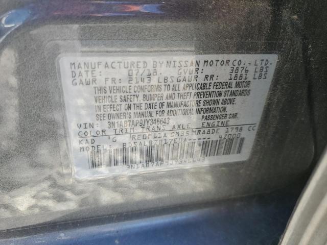 Photo 12 VIN: 3N1AB7AP9JY346643 - NISSAN SENTRA S 