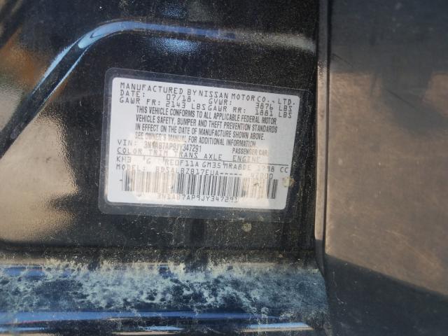 Photo 9 VIN: 3N1AB7AP9JY347291 - NISSAN SENTRA S 