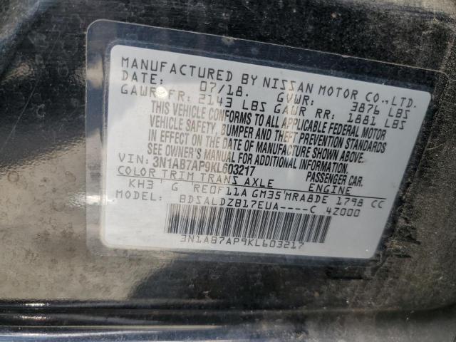 Photo 11 VIN: 3N1AB7AP9KL603217 - NISSAN SENTRA 