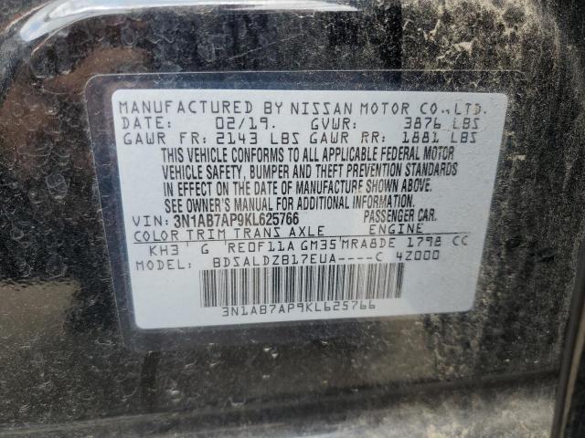 Photo 11 VIN: 3N1AB7AP9KL625766 - NISSAN SENTRA S 