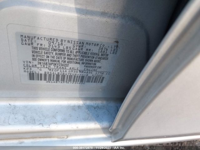 Photo 8 VIN: 3N1AB7AP9KY234202 - NISSAN SENTRA 