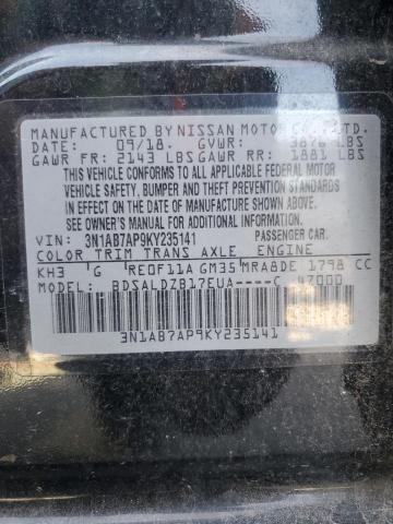 Photo 12 VIN: 3N1AB7AP9KY235141 - NISSAN SENTRA 