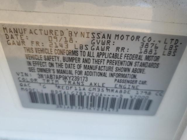 Photo 11 VIN: 3N1AB7AP9KY239173 - NISSAN SENTRA 